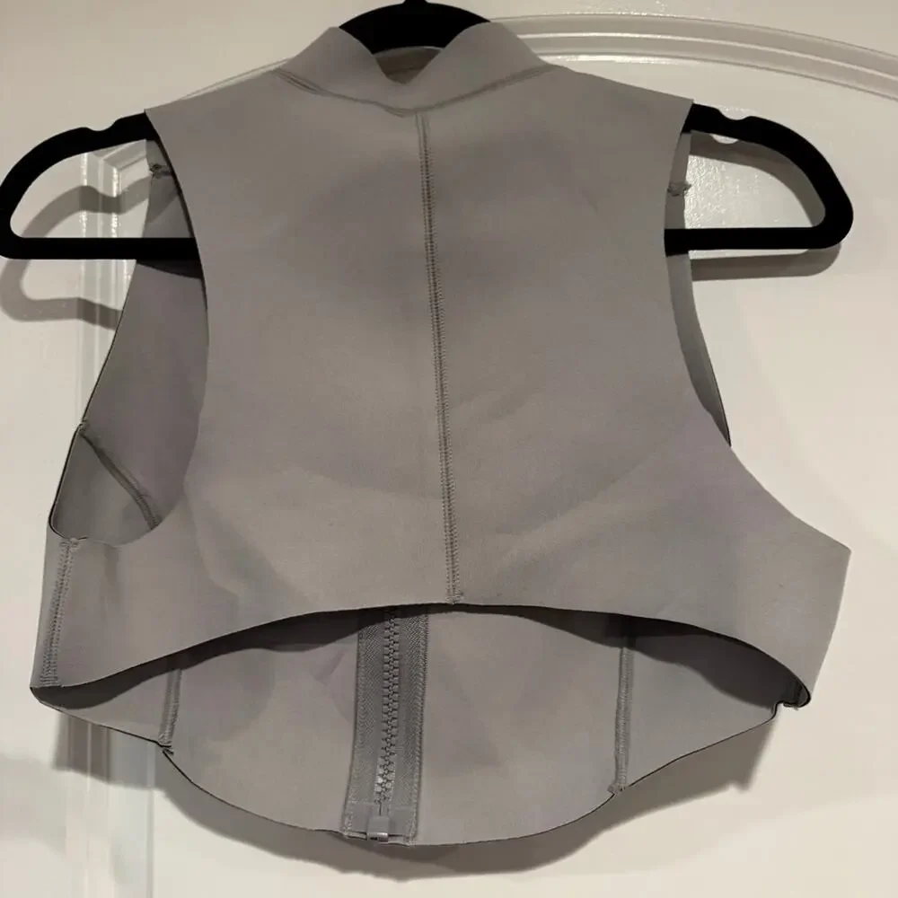 Skims Swim Top Gray